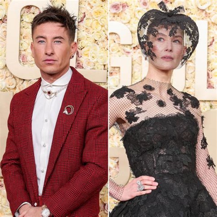Barry Keoghan, Rosamund Pike and 'Saltburn' Cast Stun at Golden Globes