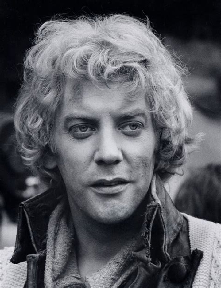 Donald Sutherland and his young son Kiefer. Donald Sutherland, Kiefer