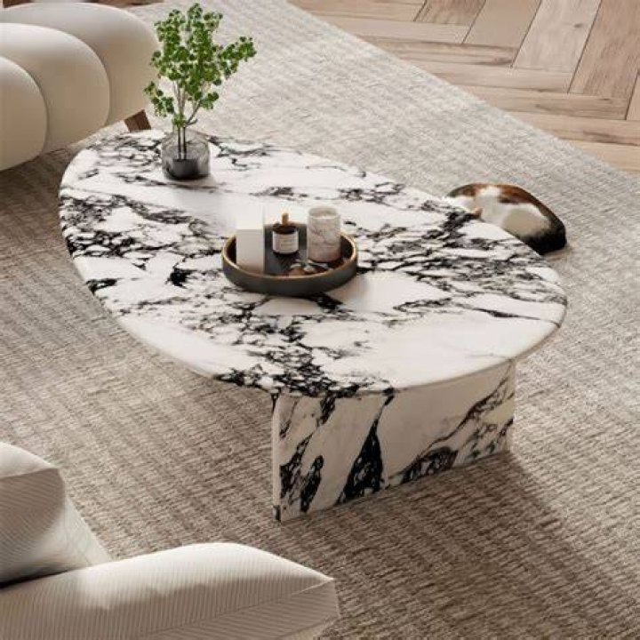 Hannah Marble Coffee Table Anboise