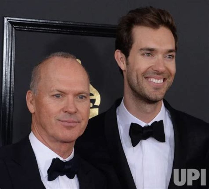 Michael Keaton & Sean Douglas from 2015 Critics' Choice Movie Awards